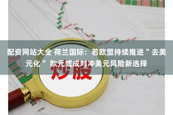 配资网站大全 荷兰国际：若欧盟持续推进＂去美元化＂ 欧元或成对冲美元风险新选择